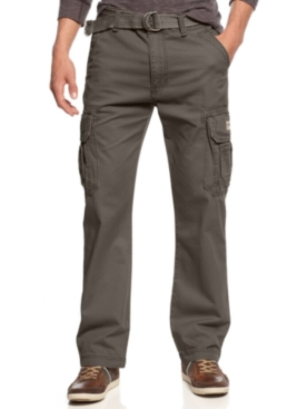 Men's UNIONBAY Cargo Survivor Pants, Size 30W X 32L, Saddle (Gray)